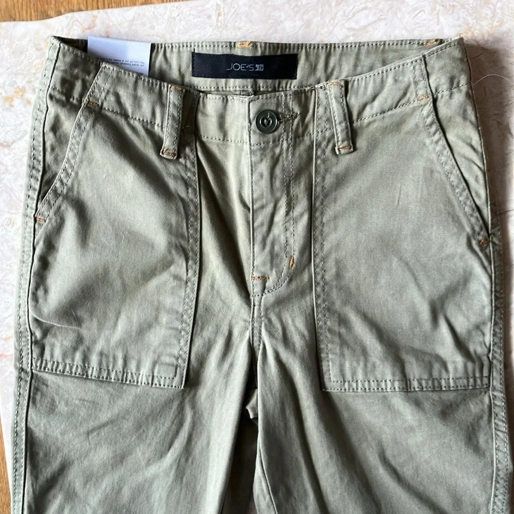 NWT Joe's Jeans Boy's Olive Green Brixton Straight and Narrow Pants